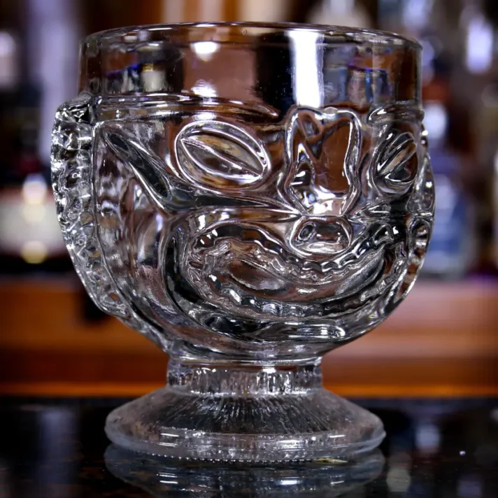14 oz Happy Sad Tiki Glass