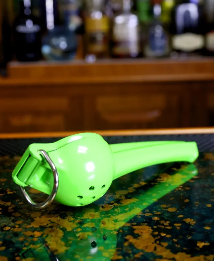 Green Enameled Lime Squeezer